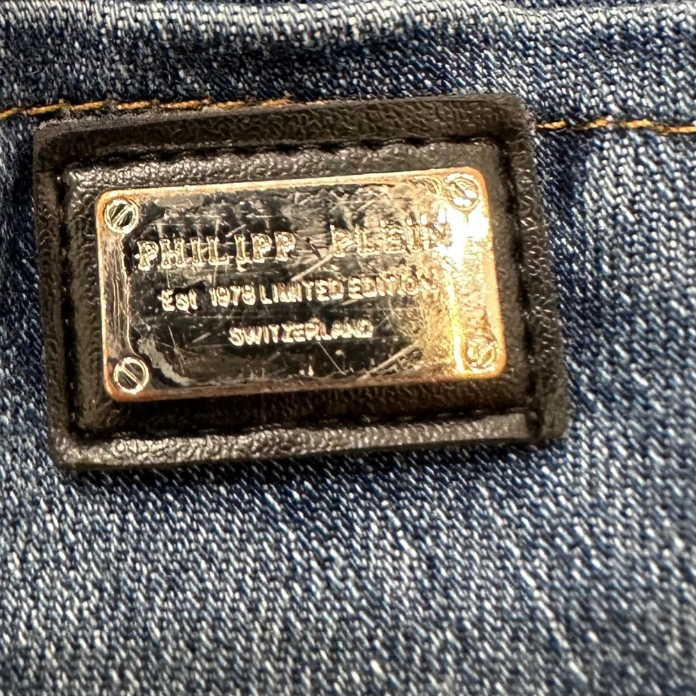 Philipp Plein special edition on push-up low rise jegging jeans size 27 - Picture 5 of 10
